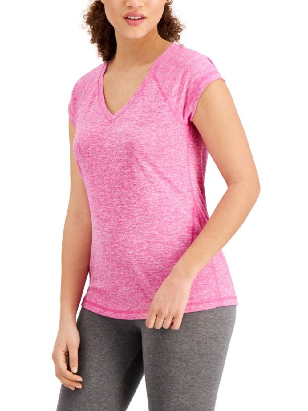 Ideology Womens Heathered Performance T-Shirt